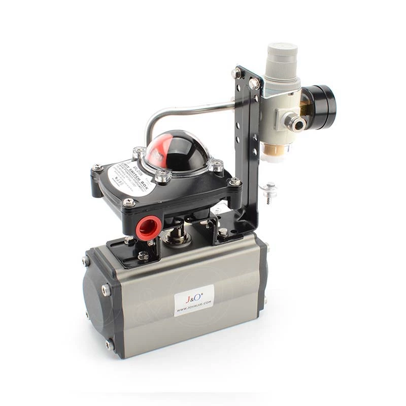 Pneumatic Actuator with Limit Switch Filter Relief-Pressure Valve and Solenoid Valve