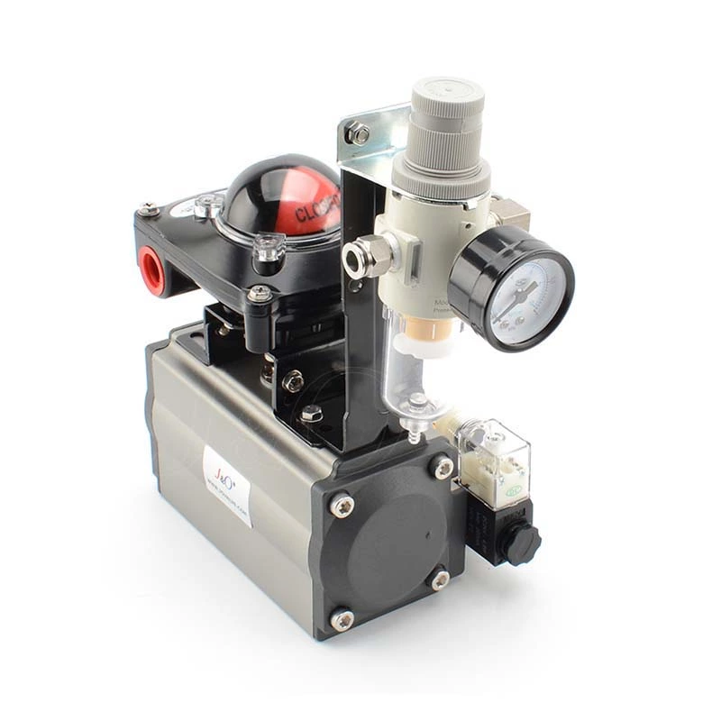 Pneumatic Actuator with Limit Switch Filter Relief-Pressure Valve and Solenoid Valve