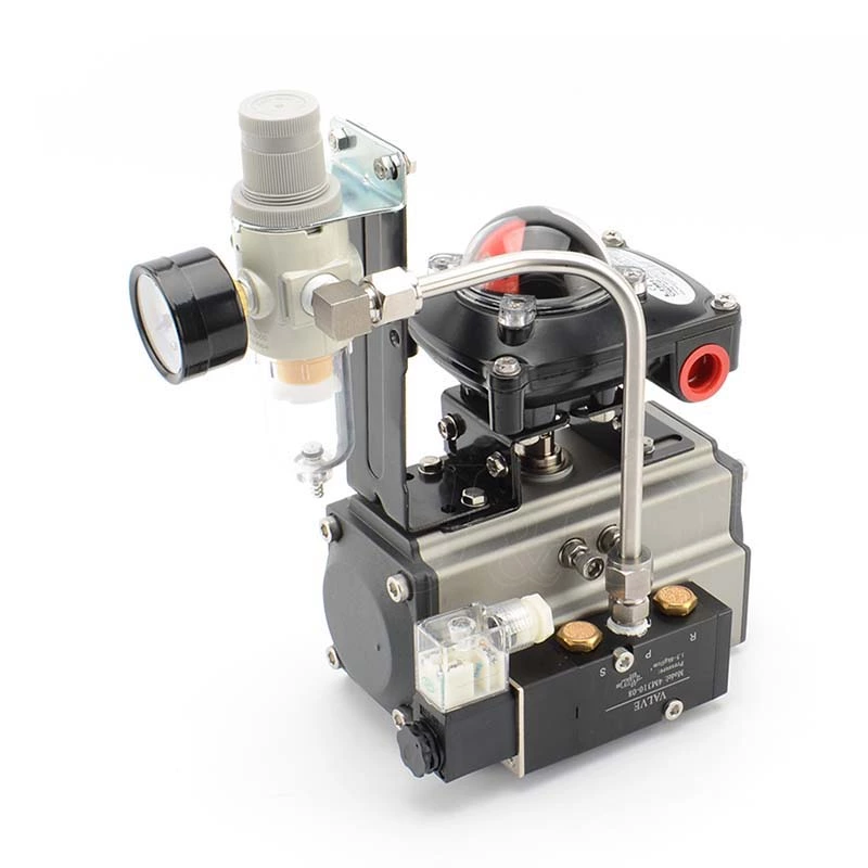 Pneumatic Actuator with Limit Switch Filter Relief-Pressure Valve and Solenoid Valve