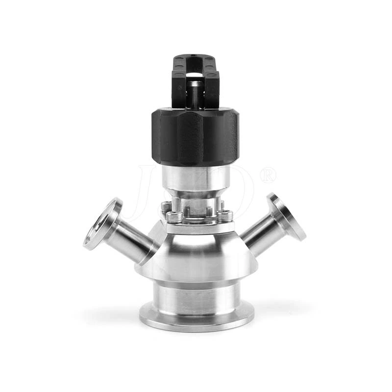 Aseptic Stainless Steel Clamped Sampling Valve With Plastic Handle