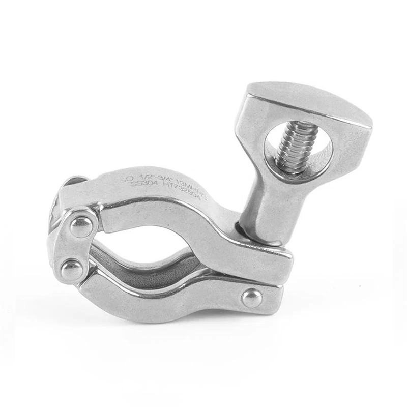 Sanitary Stainless Steel 13MHHM Double Pin Pipe Clamp