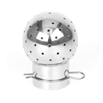 Sanitary Stainless Steel Bolted Fixed Cleaning Ball