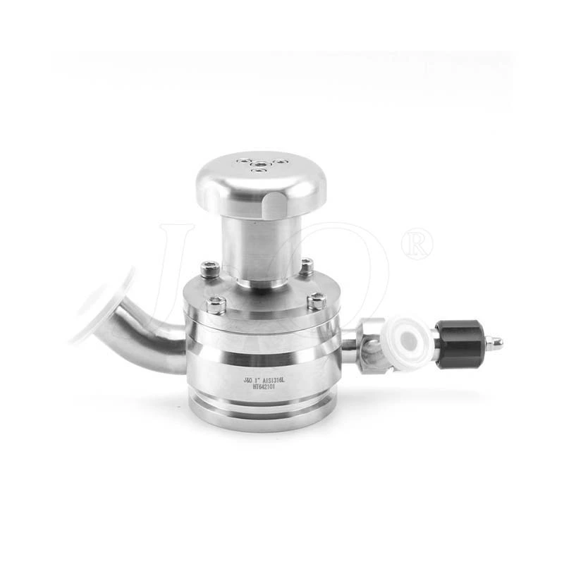 Sanitary Stainless Steel Manual Sterile Tank Bottom Valve With Sampling Valve