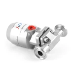 Sanitary Stainless Steel Tri Clamp Pneumatic Diaphragm Valve With Stainless Steel Actuator