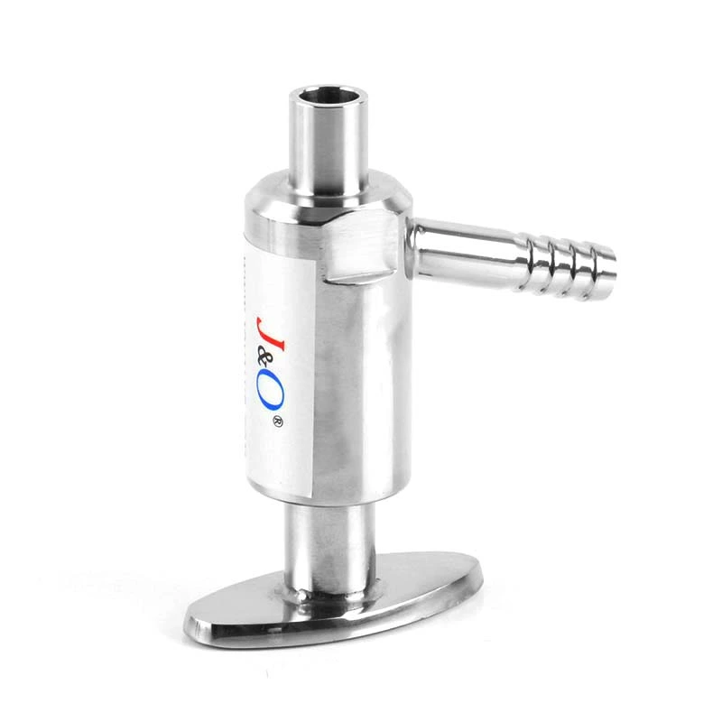 Sanitary Stainless Steel Butt Weld Sampling Valve With SS Handle Wheel