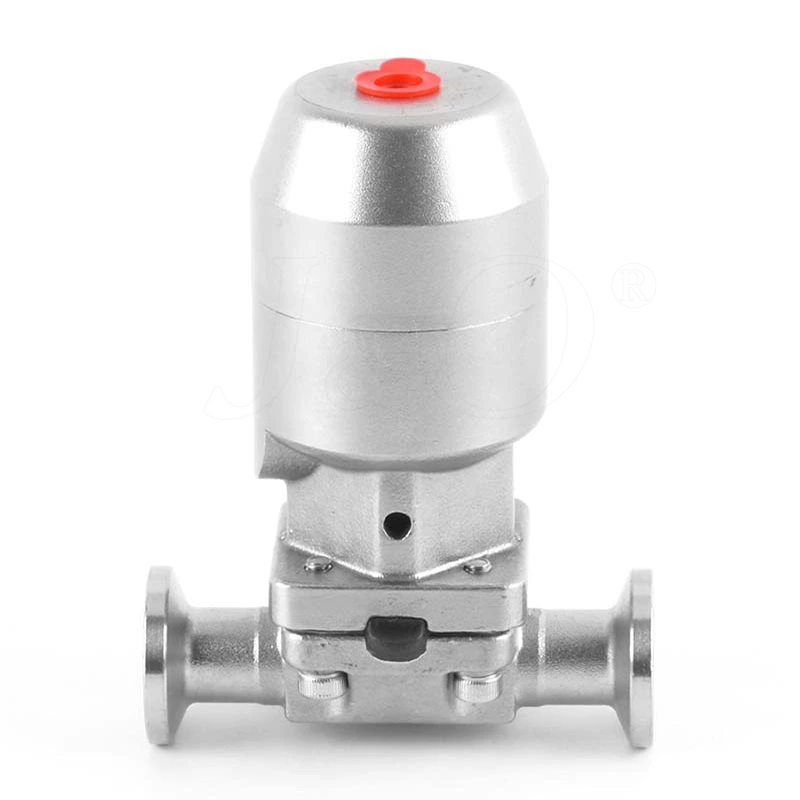 Sanitary Stainless Steel Tri Clamp Pneumatic Diaphragm Valve With Stainless Steel Actuator