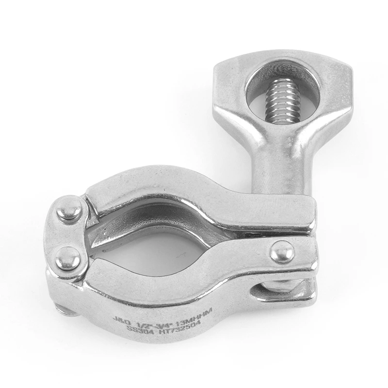 Sanitary Stainless Steel 13MHHM Double Pin Pipe Clamp