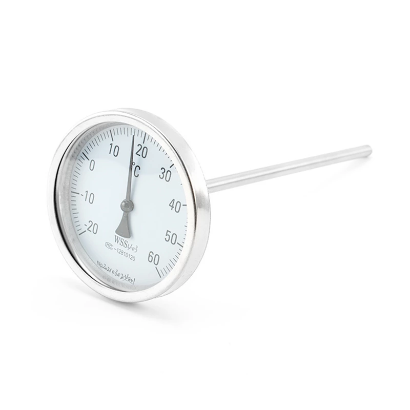 Back Connection Stainless Steel Bimetal Thermometer