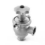 Sanitary Stainless Steel Clamped Manual Flow Control Valve