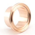 Copper Sanitary Brass Tri Clover Ferrule