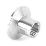 Sanitary Stainless Steel Female-Clamped Pipe Adapter