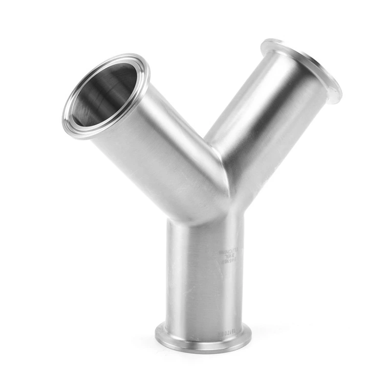 Sanitary Stainless Steel Clamp Y Type Tee