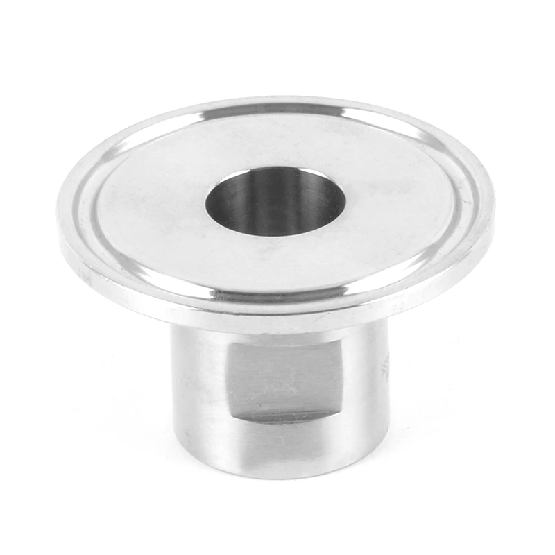 Sanitary Stainless Steel Female-Clamped Pipe Adapter