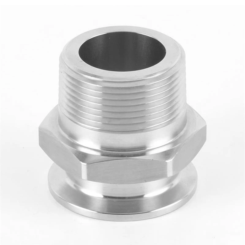 21MP Sanitary Stainless Steel Hexagone Male-Clamped Adapter