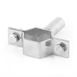 Sanitary Stainless Steel Hexagon Weld Pipe Holder With Handle