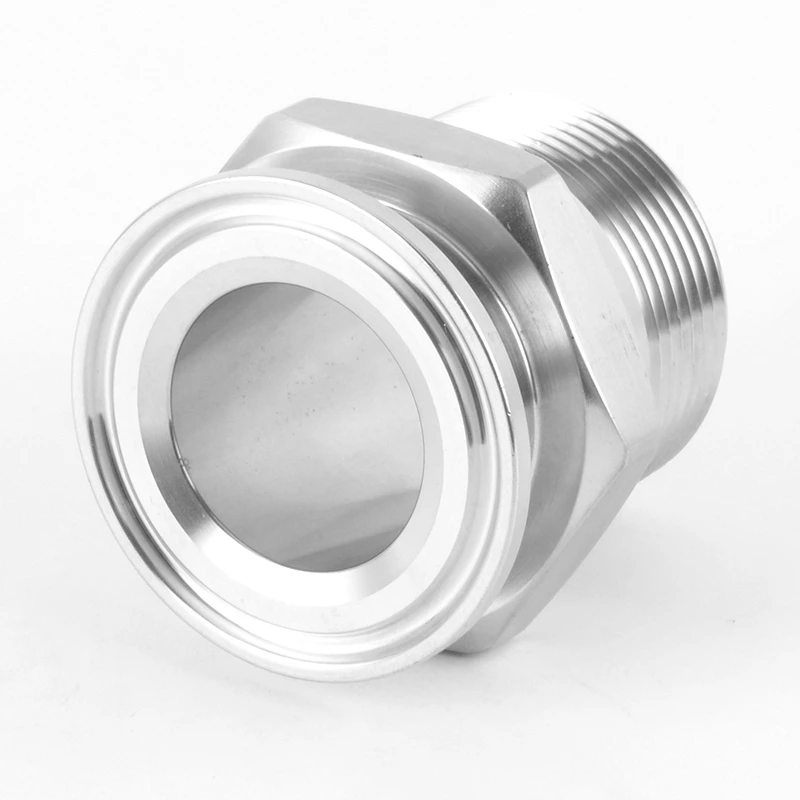 21MP Sanitary Stainless Steel Hexagone Male-Clamped Adapter