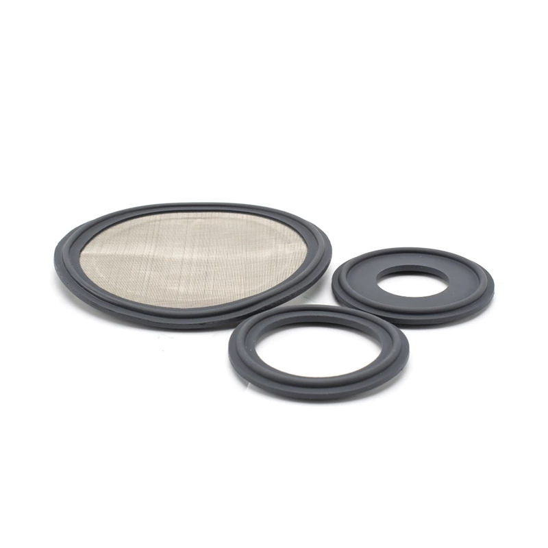 FKM Clamp Ferrule Gasket With Stainless Steel Net