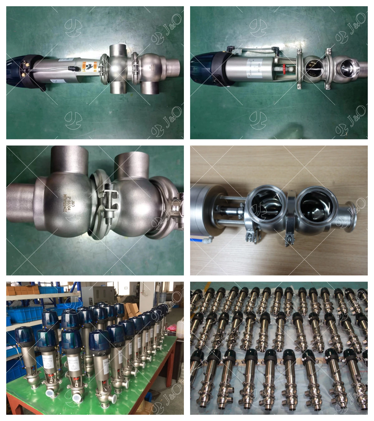 Sanitary Stainless Steel Pneumatic Divert Valve