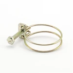 Stainless Steel Sturdy Double Wire Hose Clamp