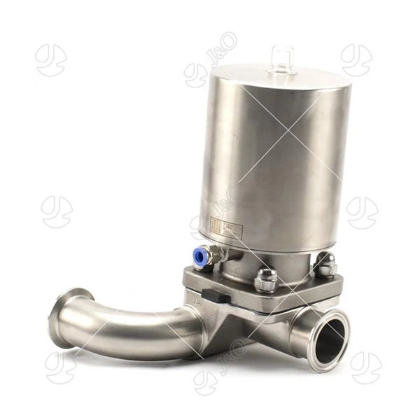 Sanitary Stainless Steel Pneumatic U Type Clamp Diaphragm Valve