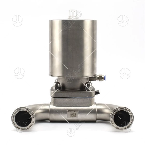 Sanitary Stainless Steel Pneumatic U Type Clamp Diaphragm Valve