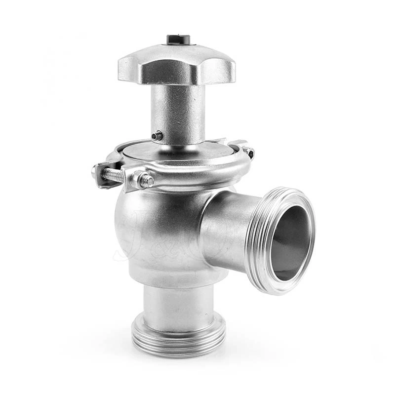 Sanitary Stainless Steel Manual L Type Thread Shut Off Valve