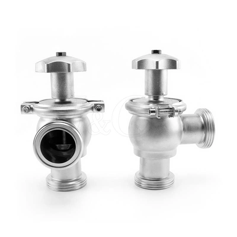 Sanitary Stainless Steel Manual L Type Thread Shut Off Valve