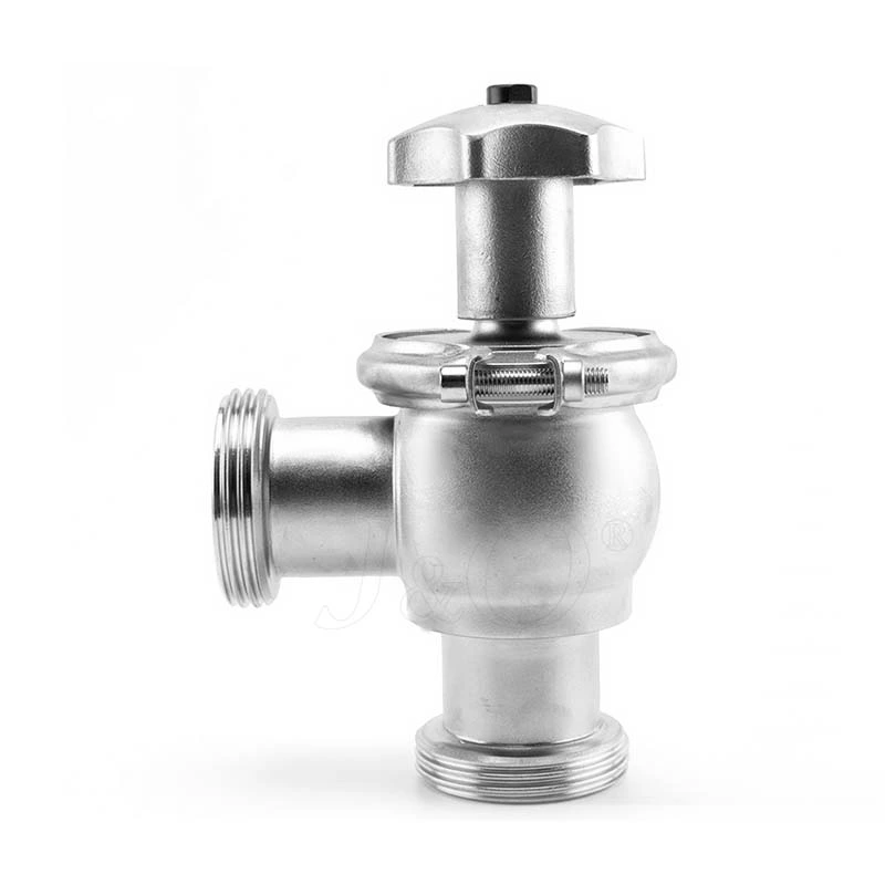 Sanitary Stainless Steel Manual L Type Thread Shut Off Valve