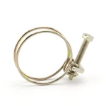 Stainless Steel Sturdy Double Wire Hose Clamp