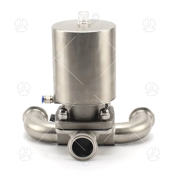 Sanitary Stainless Steel Pneumatic U Type Clamp Diaphragm Valve