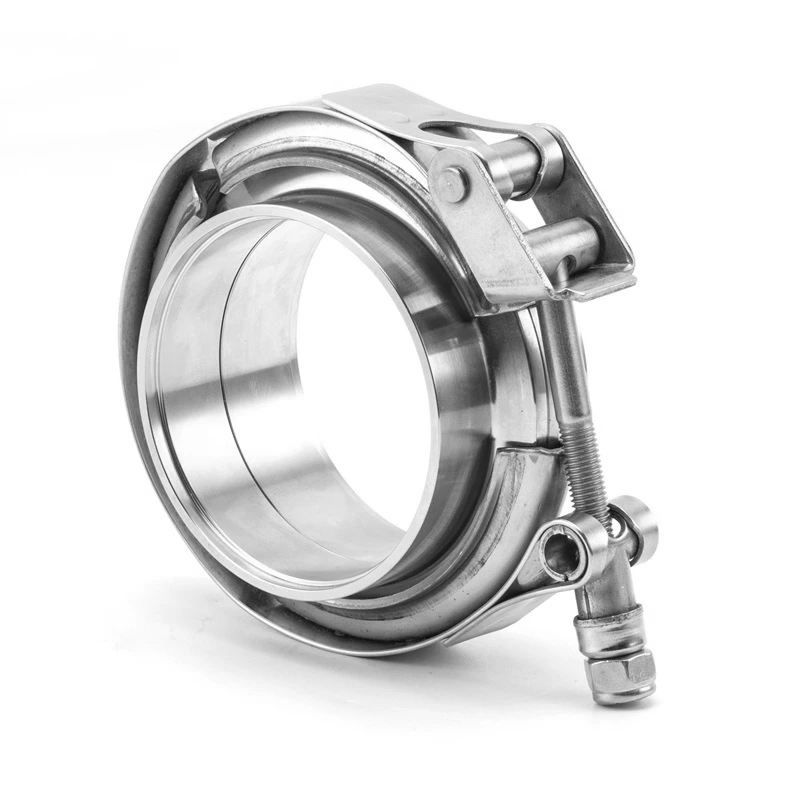 Stainless Steel Exhaust V-Band Clamp With Male Female Flange