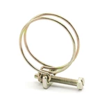 Stainless Steel Sturdy Double Wire Hose Clamp