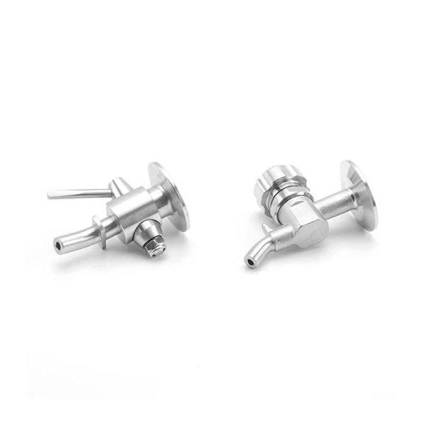 Sanitary Stainless Steel Clamped Sampling Valve For Beer Brewery