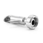 Sanitary Stainless Steel Sampling Valve With Union Nut Connection